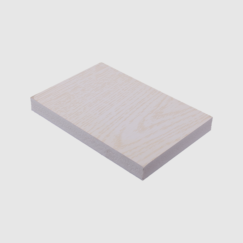 1220*2440*15mm UV Bileog Gráin Solais PVC Brataithe Bord Balla PVC le haghaidh Maisiú Intí