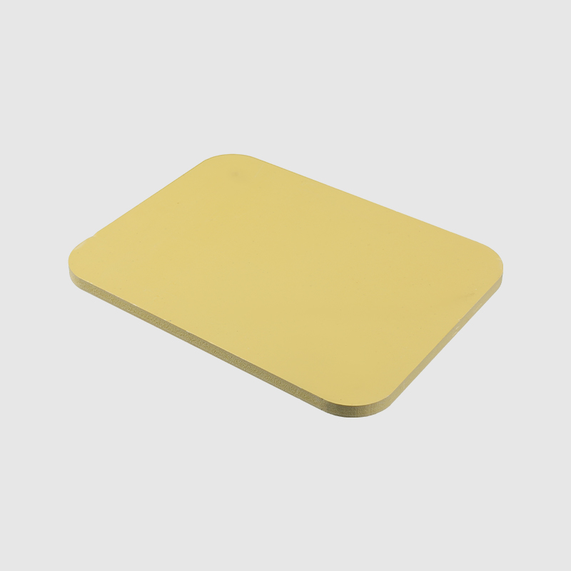 Comharthaí Fógraíochta Bileoga Plaisteacha Bord PVC Buí PVC