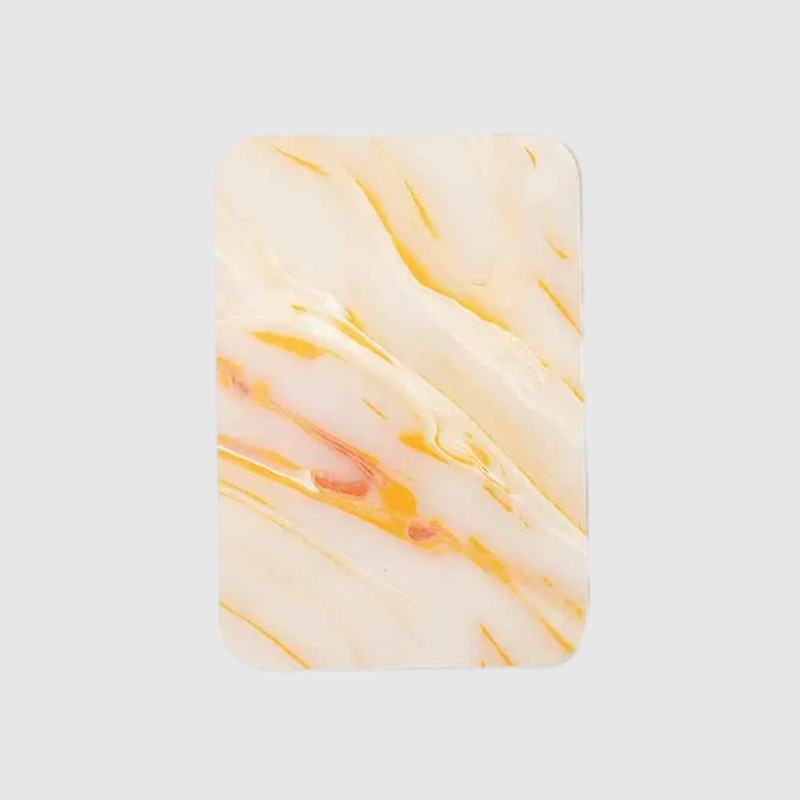 25mm 30mm bileog pvc painéal balla pv bord cúr lannaithe le dath marmair scannán pvc